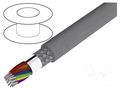 Wire; Alpha Essential C&C; 20x20AWG; PVC; dark grey; 600V; 30.5m ALPHA WIRE 1728-SL005
