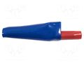 Crocodile clip; 10A; blue; Grip capac: max.7.9mm; Socket size: 4mm MUELLER ELECTRIC BU-63-6