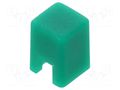 Button; push-in; none; 5.5mm; -25÷70°C; square; green OMRON Electronic Components B32-1050