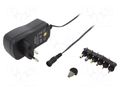 Power supply: switching; mains,universal,plug-in; 3VDC,; 2A; 24W ESPE ESPE-24UN-W2E