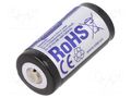 Re-battery: Li-Ion; 16340; 3.7V; 650mAh; Ø16x34mm; 1.95A XTAR ACCU-16340-0.6-1.9