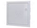 Enclosure: for modular components; IP40; plaster embedded; white ETI POLAM ETI-ERP12-1