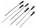 Phillips,slot,Torx®; PH1,PH2,SL 5,TX08,TX10,TX15; ESD; 6pcs. C.K CK-T4797ESD