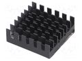 Heatsink: extruded; grilled; BGA; black; L: 27mm; W: 27mm; H: 9.5mm Advanced Thermal Solutions ATS-55270D-C1-R0