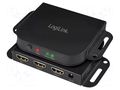 Switch; HDCP 2.2,HDMI 2.0,with holder; Input: HDMI socket x2 LOGILINK CV0142