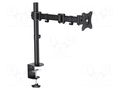 Monitor holder; 8kg; 13÷27"; Arm len: 428mm; for one monitor LOGILINK BP0021