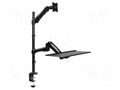 Monitor holder; 9kg; 13÷27"; Arm len: 668mm; for one monitor LOGILINK BP0030