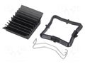 Heatsink: extruded; grilled; BGA; black; L: 25mm; W: 25mm; H: 9.5mm Advanced Thermal Solutions ATS-51250D-C1-R0