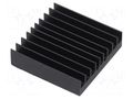 Heatsink: extruded; grilled; BGA; black; L: 35mm; W: 33mm; H: 9.5mm Advanced Thermal Solutions ATS-54350D-C1-R0