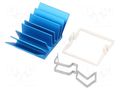 Heatsink: extruded; grilled; BGA; blue; L: 21mm; W: 21mm; H: 12.5mm Advanced Thermal Solutions ATS-X50210G-C1-R0