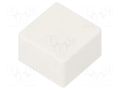 Button; push-in; none; 5.5mm; -25÷70°C; square; white OMRON Electronic Components B32-1260