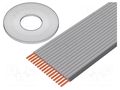 Wire: ribbon; 0.635mm; stranded; Cu; unshielded; PVC; grey; 30.5m 3M 3754-20