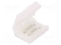 Connector: for LED stripes; for 8mm stripes; terminal; PIN: 2 LUCKYLIGHT 8MMBB-2