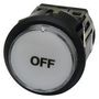 PANEL INDICATOR W/ LEGEND, RED, 22MM LB02VA002
