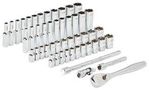 RATCHET & SOCKET SET, 50PC 48-22-9004