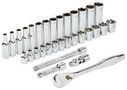 RATCHET & SOCKET SET, 32PC 48-22-9508