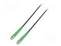 Fiber patch cord; SC/APC,both sides; 100m; LSZH; black QOLTEC QOLTEC-54220