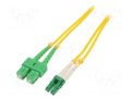 Fiber patch cord; LC/APC,SC/APC; 2m; Optical fiber: 9/125um; LSZH QOLTEC QOLTEC-54036