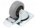 Transport wheel; Ø: 80mm; W: 32mm; H: 105mm; antistatic; 80kg; PC COLSON BPPC-0801-7000