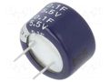 Supercapacitor; THT; 100mF; 5.5VDC; -20÷80%; Ø13.5x8.3mm; 50Ω; KW EATON ELECTRONICS KW-5R5C104-R