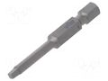 Screwdriver bit; square; #1; Overall len: 50mm; PROFESSIONAL WIHA WIHA.06637