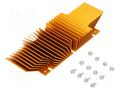 Heatsink: extruded; grilled; BGA; golden; L: 61mm; W: 118mm; H: 20mm Advanced Thermal Solutions ATS-1151-C1-R0