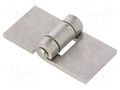 Hinge; Width: 60mm; stainless steel; H: 30mm ELESA+GANTER GN1362NI60-30A-BL