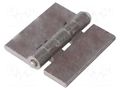 Hinge; Width: 60mm; steel; H: 60mm; without coating,for welding ELESA+GANTER GN1366ST60-60A-BL