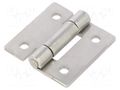 Hinge; Width: 40mm; stainless steel; H: 40mm ELESA+GANTER GN136NI40-40-B