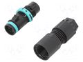 Connector: AC supply; screw terminal; female; TH381; 10A; 400V TECHNO THB.381.B3E