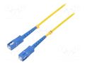Fiber patch cord; SC/UPC,both sides; 1m; Optical fiber: 9/125um QOLTEC QOLTEC-54297