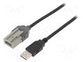 USB/AUX adapter; Citroën,Peugeot; Citroën DS3 2010->,Peugeot 4CARMEDIA USB-001