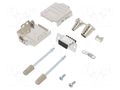 D-Sub; PIN: 9; female; straight; screw terminal; for cable; 11.5mm AMPHENOL COMMUNICATIONS SOLUTIONS DPPKM-09FSSC