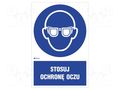 Safety sign; regulatory; PVC; W: 200mm; H: 300mm ANRO IM/004/1/C1/P