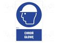 Safety sign; regulatory; PVC; W: 200mm; H: 300mm ANRO IM/014/1/C1/P