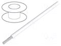 Wire; HookUp Wire; stranded; Cu; 22AWG; PTFE; white; 600V; 305m ALPHA WIRE 5855/7-WH001