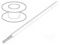 Wire; HookUp Wire; stranded; Cu; 28AWG; PTFE; white; 250V; 30.5m ALPHA WIRE 2842/7-WH005