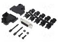 D-Sub HD; PIN: 26; female; angled 45°; soldering; for cable AMPHENOL COMMUNICATIONS SOLUTIONS D45PKP-26FHSL