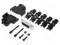 Connector: D-Sub HD; PIN: 26; female; angled 45°; soldering AMPHENOL COMMUNICATIONS SOLUTIONS D45PKP-26FHSL