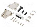 Connector: D-Sub; PIN: 15; female; straight; soldering; for cable AMPHENOL COMMUNICATIONS SOLUTIONS DTZFRG-15FSSL