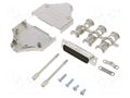 Connector: D-Sub; PIN: 25; male; straight; soldering; for cable AMPHENOL COMMUNICATIONS SOLUTIONS MHDM-25MSSL