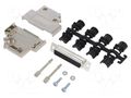 Connector: D-Sub HD; PIN: 44; female; angled 45°; soldering AMPHENOL COMMUNICATIONS SOLUTIONS D45PKM-44FHSL