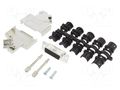 Connector: D-Sub HD; PIN: 26; female; angled 45°; soldering AMPHENOL COMMUNICATIONS SOLUTIONS D45ZK-26FHSL