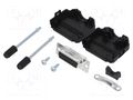 Connector: D-Sub; PIN: 15; female; straight; soldering; for cable AMPHENOL COMMUNICATIONS SOLUTIONS DPPKBK-15FSSL