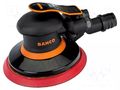 Palm orbital sander; pneumatic; 6.3bar; 255l/min; 80dBA; L: 195mm BAHCO SA.BP601