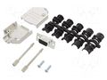D-Sub; PIN: 9; female; straight; soldering; for cable; gold flash AMPHENOL COMMUNICATIONS SOLUTIONS DTZK-09FSSL