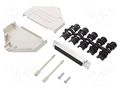 Connector: D-Sub; PIN: 37; female; straight; soldering; for cable AMPHENOL COMMUNICATIONS SOLUTIONS DTZK-37FSSL