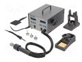 Station: service; 50÷500°C; ESD; 230VAC; 1÷120l/min; Accuracy: ±2°C QUICK QUICK-712