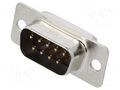 Connector: D-Sub; PIN: 9; socket; male; THT; SD; Plating: gold-plated HIROSE SDEB-9P-55