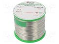 Tin; lead free; Sn96,3Ag3,7; 0.5mm; 0.5kg; reel; Melt.point: 221°C CYNEL SN96A-0.5/0.5